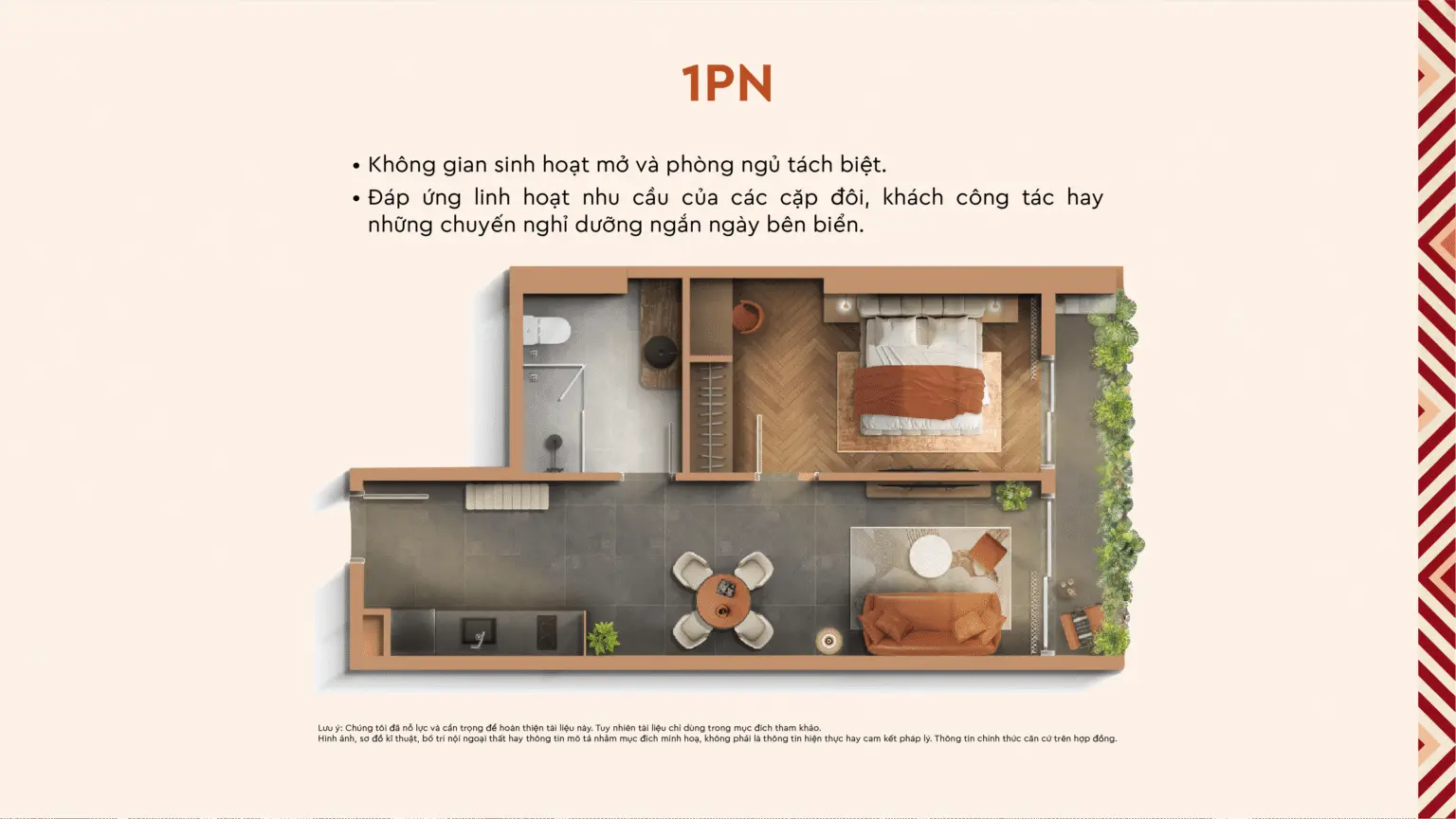Căn 1 Phòng Ngủ